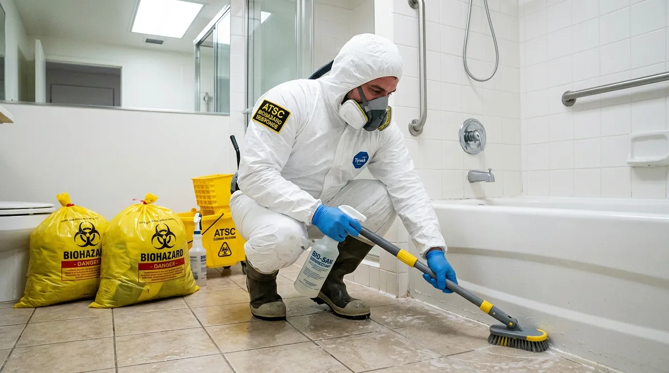 Decontamination equipment deployed for Blood Cleanup in Zanesville